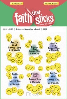 Stickers Smile God loves you a bunch