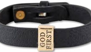 Leather Bracelet God first