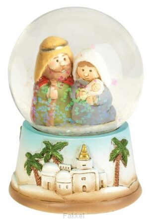 Waterglobe Holy family 5,7cm