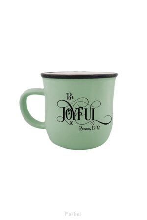 Mug green joyful