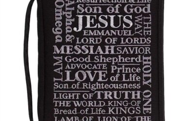 Biblecover Black X-Large Names of Jesus
