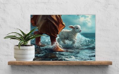 Plexiglas Naast je lopen