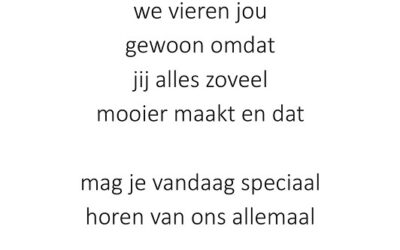 Kaart ”Jarig!”
