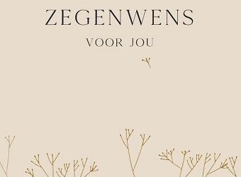 Zegenwens voor jou