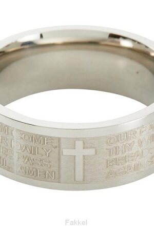Stainless Steel ring of our Father