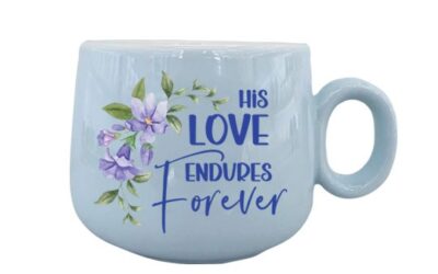 Ceramic mug His love endures