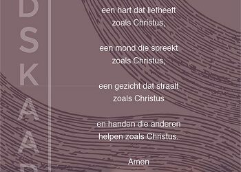Gebedskaart Christen zijn