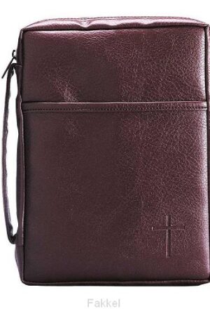 Soft vinyl biblecover Burgundy Medium