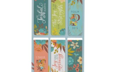 Cool Florals Magnetic Bookmark set