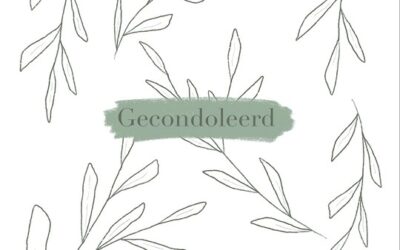 Kaart Gecondoleerd – blaadjes