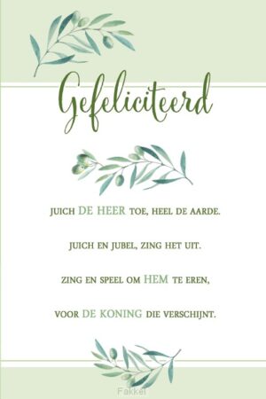 Gefeliciteerd
