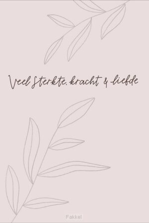 Kaart Sterkte kracht en liefde