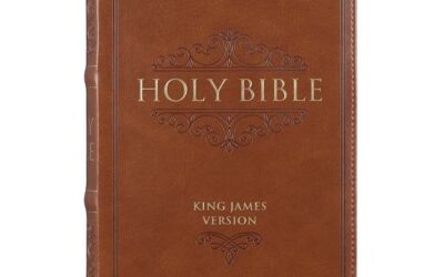 Bible Giant Print Index Brown Faux Leath