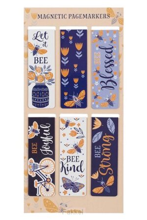 Let It Bee Magnetic Bookmark Set