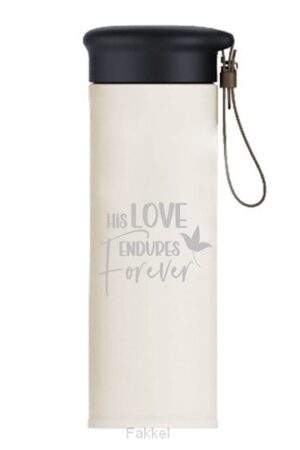 Thermos Bottle His love endures - White