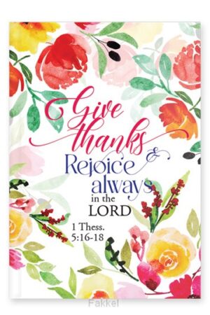 Hardcover Journal rejoice always