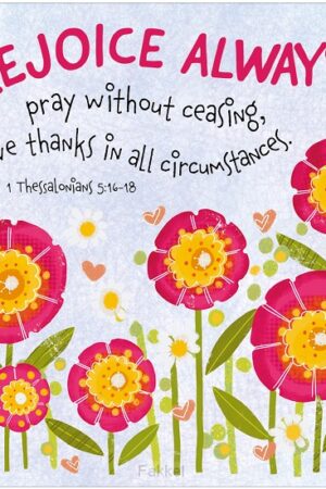 Rejoice Always coaster