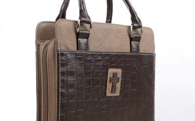 Brown  Tan with Croc Patter