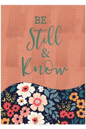 Lux Leather Journal Be still & Know
