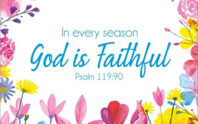 God is faithful coaster