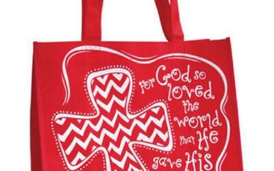 John 3:16 – Red and white