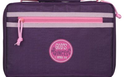 God s Princess 1 Peter 2:9 Bible Cover Fashion Pink/Purple .