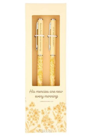 Pen set His mercies