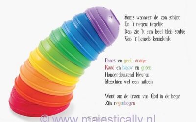 Kinderkaart regenbogen
