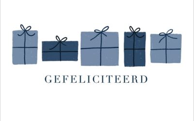 Kaart Gefeliciteerd – cadeautjes