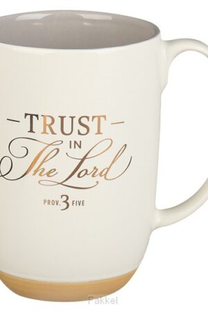 Trust in the Lord white - Proverbs 3:5