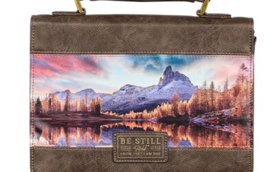 Be Still Majestic Valley Charcoal – Psalm 46:10