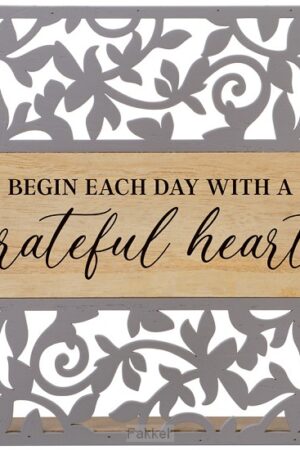 Cutout Sitter Grateful Heart