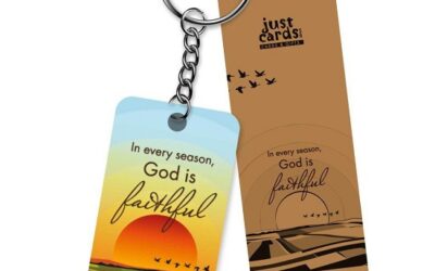 God is Faithful Keyring