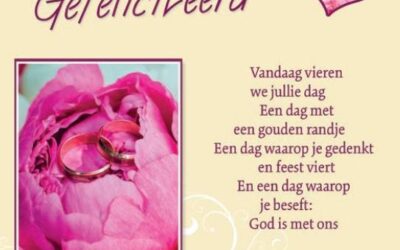 40-jarig huwelijk