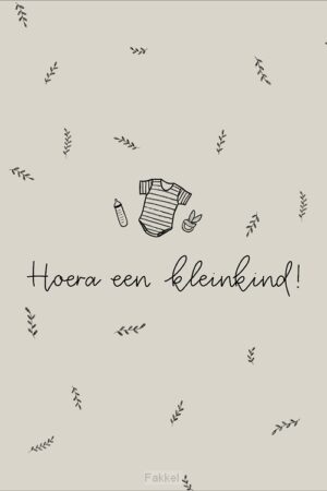 Kaart Hoera een kleinkind