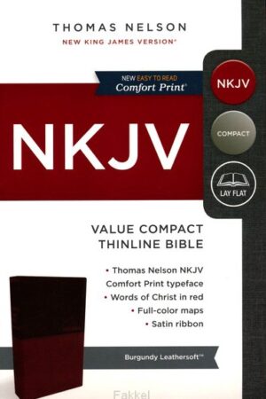 Compact Thinline Bible - Burgundy