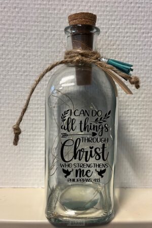 Fles licht 500 ml I can do all things