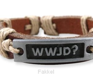 Leather Bracelet WWJD?