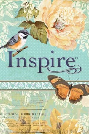 Inspire bible leatherlike blue/cre
