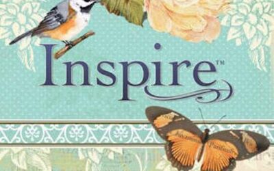 Inspire bible leatherlike blue/cre