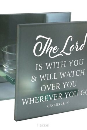 Tealight Holder Lord is with you