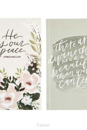 Notebook set He is our peace/there are d