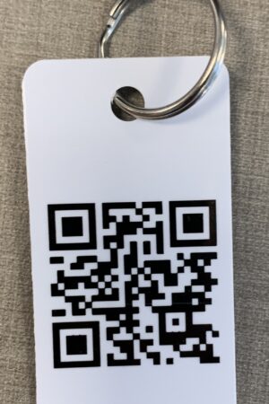 Sleutelhanger QRcode De Fakkel