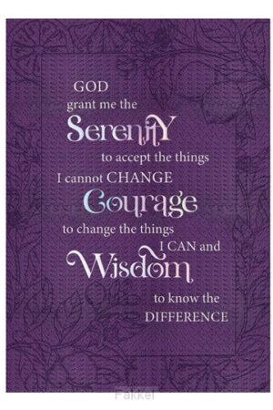 Lux Leather Journal Serenity Prayer