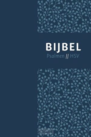 Bijbel HSV psalmen vivella blauw 12x18cm
