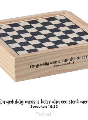 Spellenbox een geduldig mens