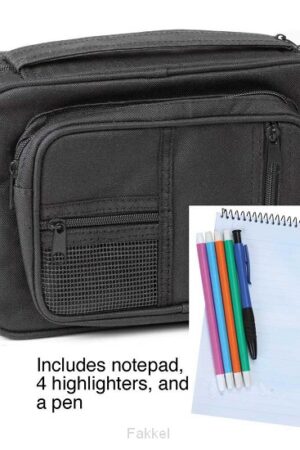 Biblecover Studykit Large Black Canvas