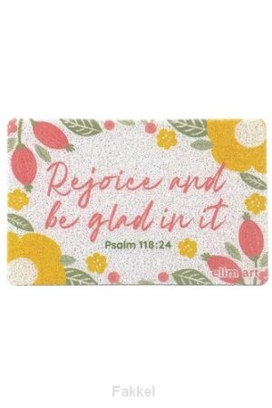 Doormat Rejoice and be glad