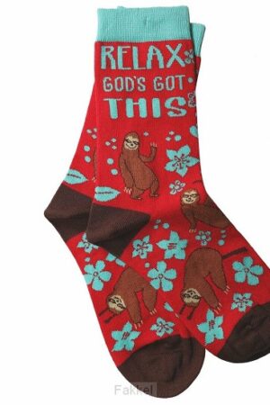 Bless my sole socks Relax Sloth