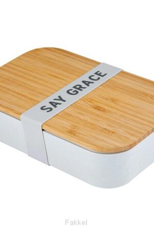 Bamboo lunch box, Say Grace